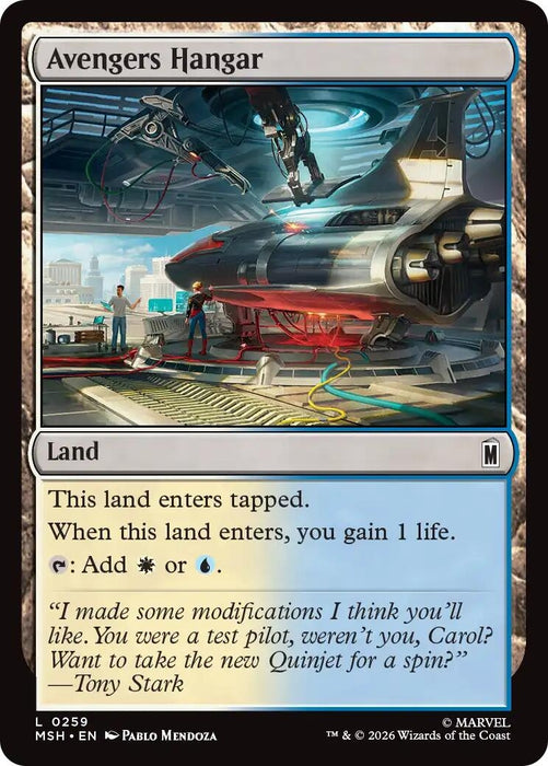 Image for Avengers Hangar (259) [Marvel Super Heroes] - Magic: The Gathering