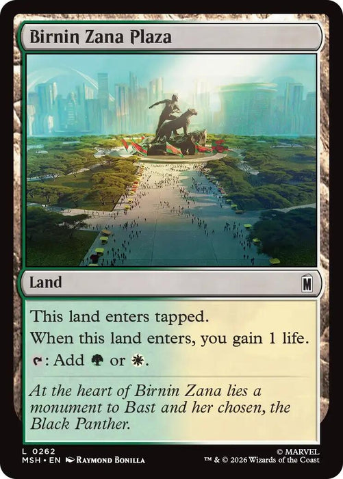 Image for Birnin Zana Plaza (262) [Marvel Super Heroes] - Magic: The Gathering