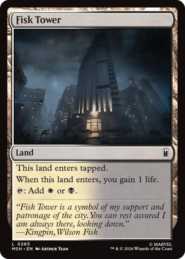 Image for Fisk Tower (265) [Marvel Super Heroes] - Magic: The Gathering