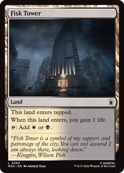 Image for Fisk Tower (265) [Marvel Super Heroes] - Magic: The Gathering