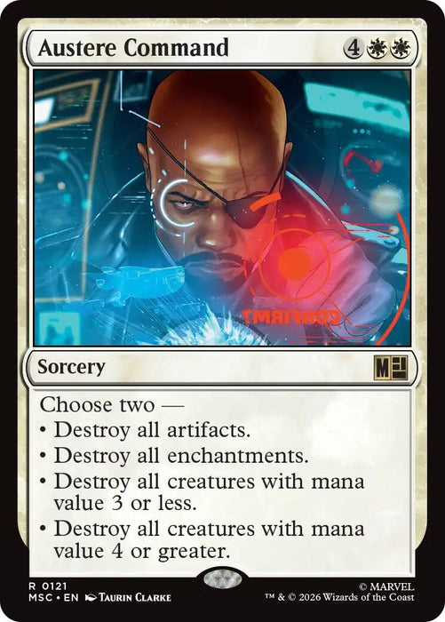Image for Austere Command (121) [Commander: Marvel Super Heroes] - Magic: The Gathering