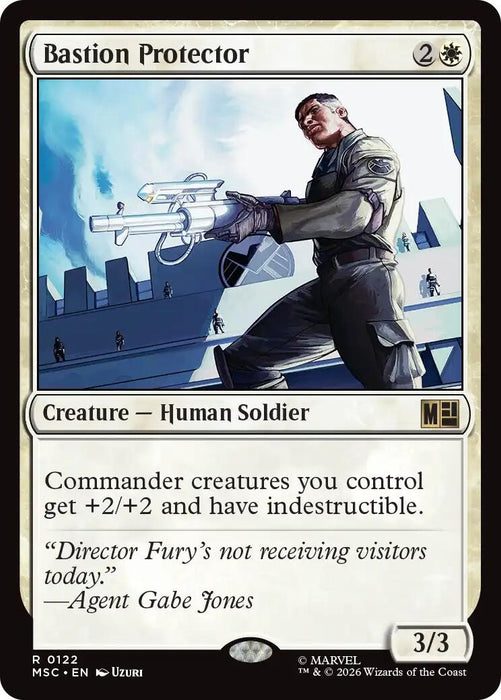 Image for Bastion Protector (122) [Commander: Marvel Super Heroes] - Magic: The Gathering