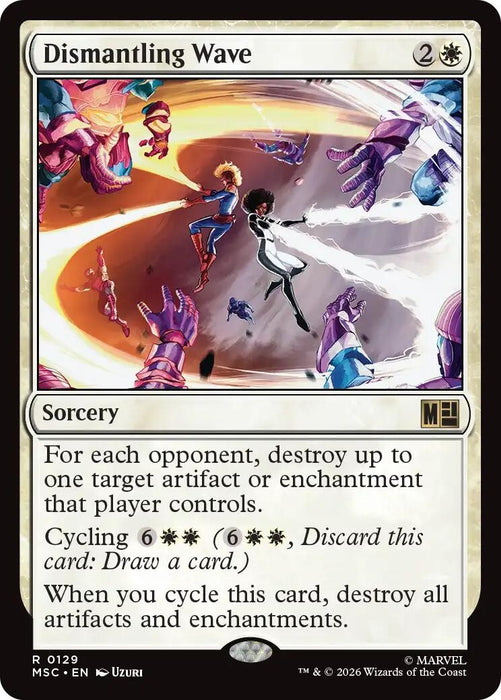Image for Dismantling Wave (129) [Commander: Marvel Super Heroes] - Magic: The Gathering