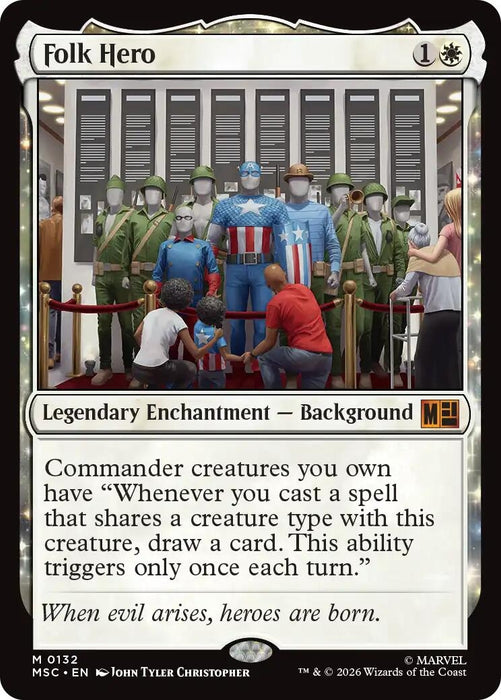 Image for Folk Hero (132) [Commander: Marvel Super Heroes] - Magic: The Gathering