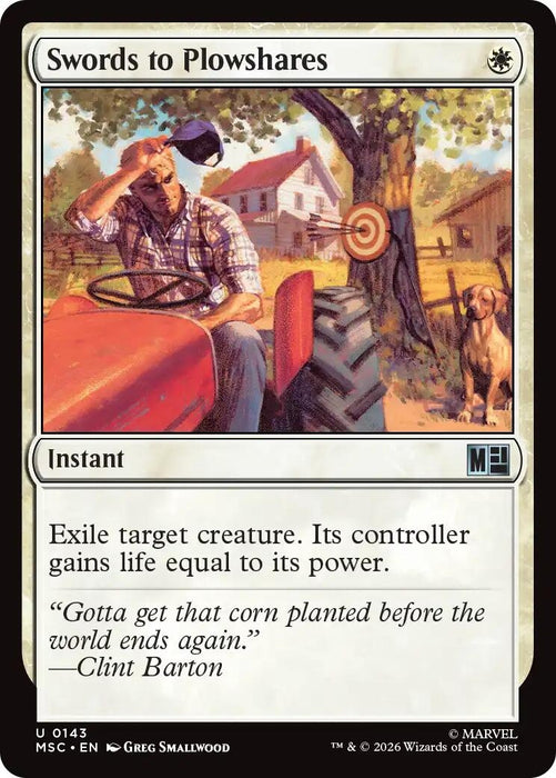 Image for Swords to Plowshares (143) [Commander: Marvel Super Heroes] - Magic: The Gathering