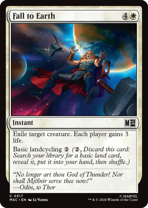 Image for Fall to Earth (517) [Commander: Marvel Super Heroes] - Magic: The Gathering