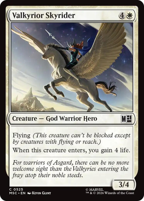 Image for Valkyrior Skyrider (525) [Commander: Marvel Super Heroes] - Magic: The Gathering