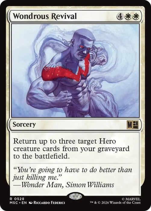 Image for Wondrous Revival (528) [Commander: Marvel Super Heroes] - Magic: The Gathering