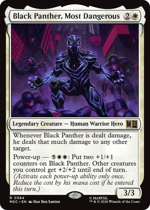 Image for Black Panther, Most Dangerous (584) [Commander: Marvel Super Heroes] - Magic: The Gathering