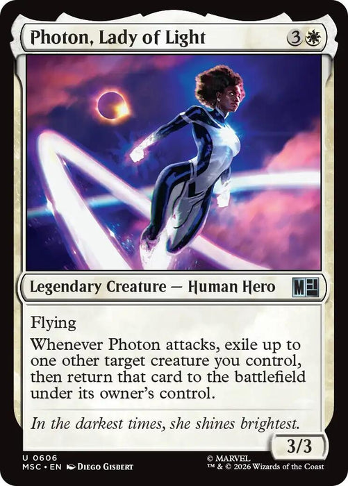 Image for Photon, Lady of Light (606) [Commander: Marvel Super Heroes] - Magic: The Gathering