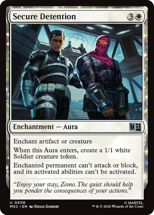 Image for Secure Detention (608) [Commander: Marvel Super Heroes] - Magic: The Gathering