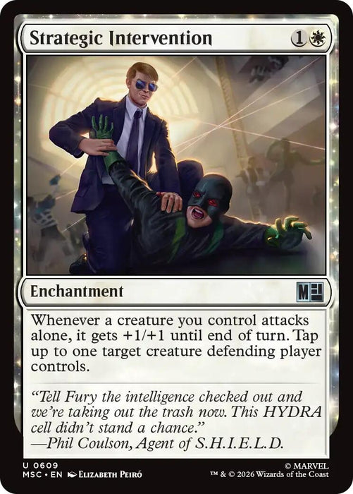 Image for Strategic Intervention (609) [Commander: Marvel Super Heroes] - Magic: The Gathering