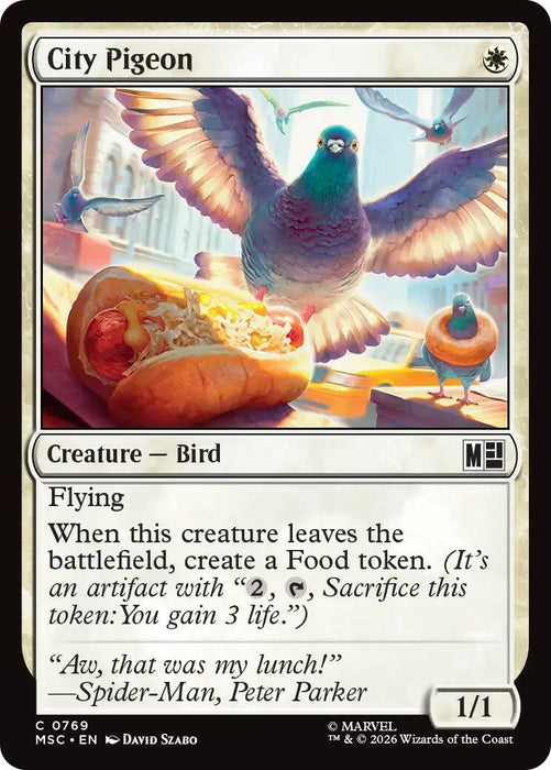 Image for City Pigeon (769) [Commander: Marvel Super Heroes] - Magic: The Gathering