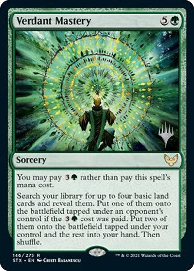 Verdant Mastery (146) [Promo Pack: Strixhaven]
