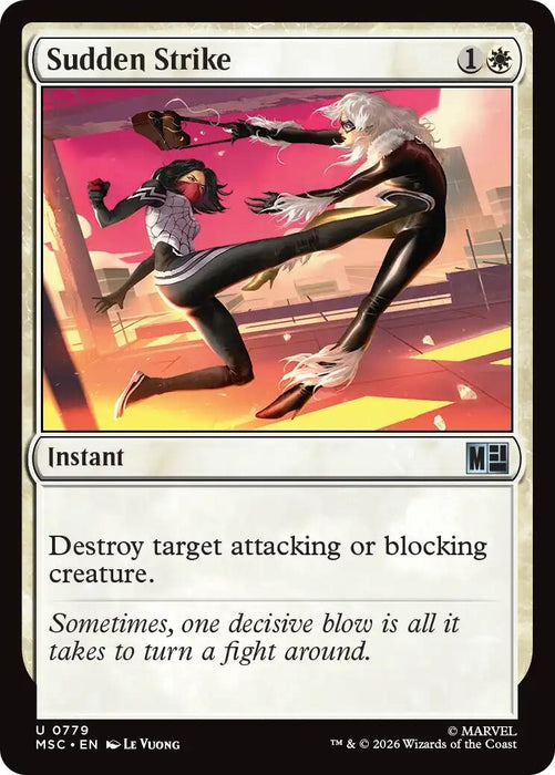Image for Sudden Strike (779) [Commander: Marvel Super Heroes] - Magic: The Gathering