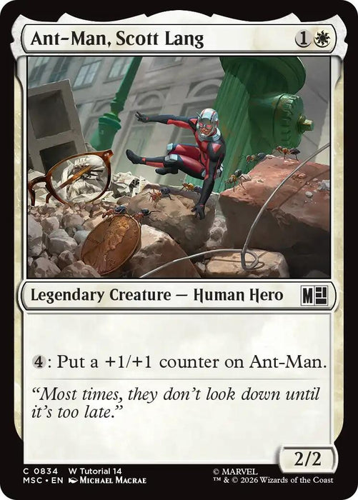 Image for Ant-Man, Scott Lang (0834) (834) [Commander: Marvel Super Heroes] - Magic: The Gathering
