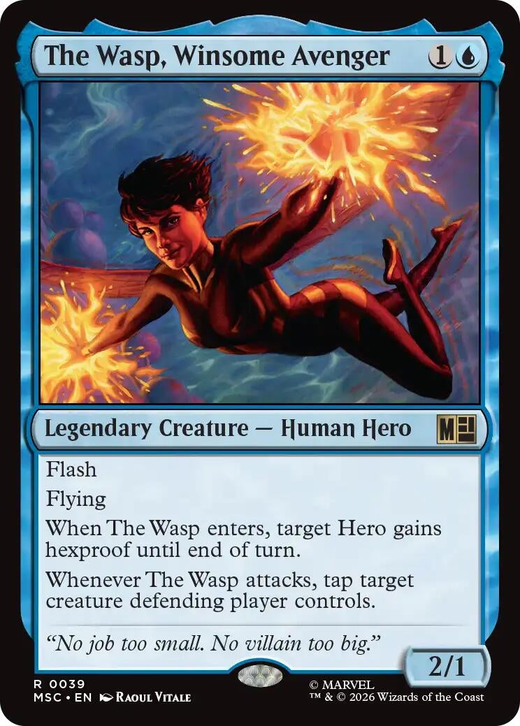 Image for The Wasp, Winsome Avenger (39) [Commander: Marvel Super Heroes] - Magic: The Gathering
