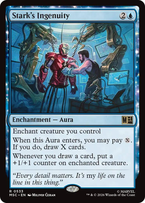 Image for Stark's Ingenuity (533) [Commander: Marvel Super Heroes] - Magic: The Gathering