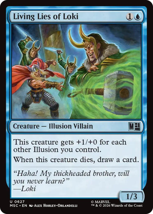 Image for Living Lies of Loki (627) [Commander: Marvel Super Heroes] - Magic: The Gathering