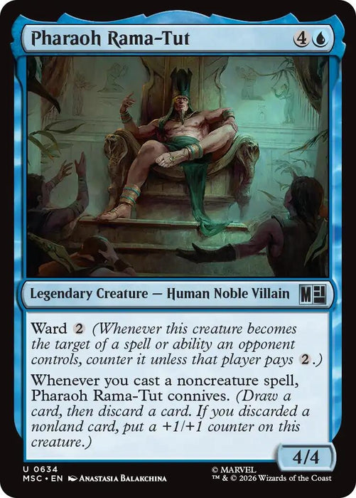 Image for Pharaoh Rama-Tut (634) [Commander: Marvel Super Heroes] - Magic: The Gathering