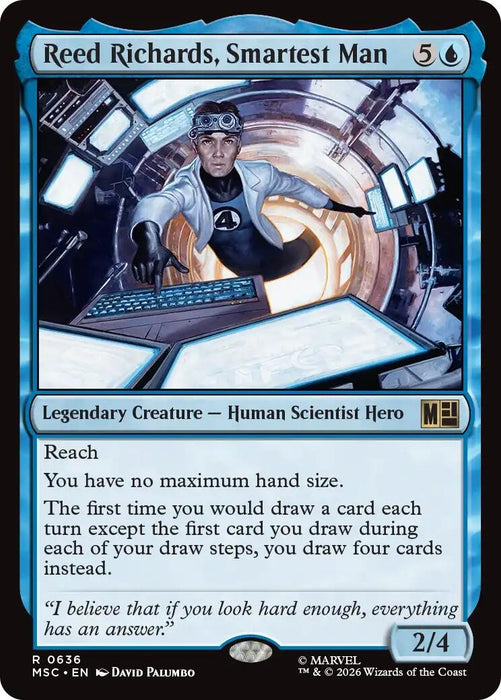 Image for Reed Richards, Smartest Man (636) [Commander: Marvel Super Heroes] - Magic: The Gathering