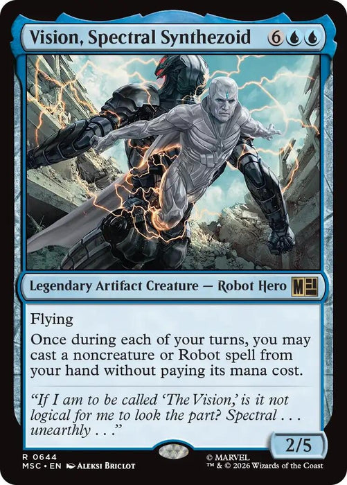 Image for Vision, Spectral Synthezoid (644) [Commander: Marvel Super Heroes] - Magic: The Gathering