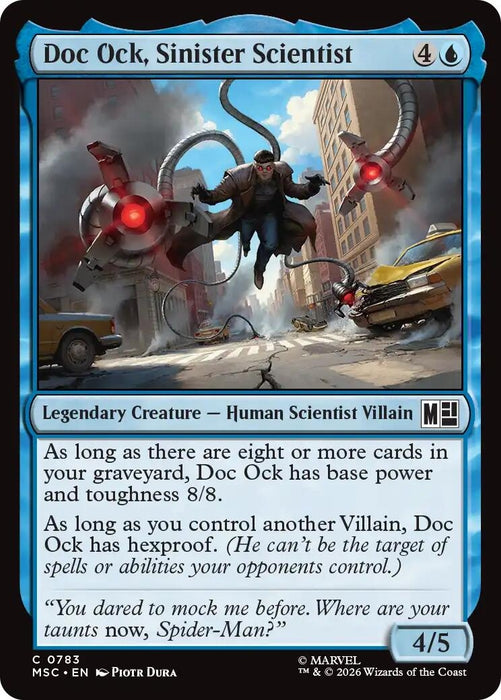 Image for Doc Ock, Sinister Scientist (783) [Commander: Marvel Super Heroes] - Magic: The Gathering