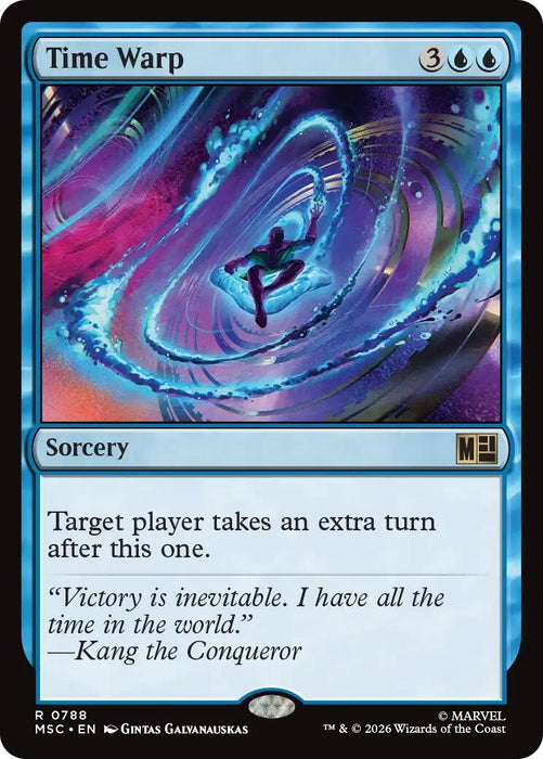 Image for Time Warp (788) [Commander: Marvel Super Heroes] - Magic: The Gathering