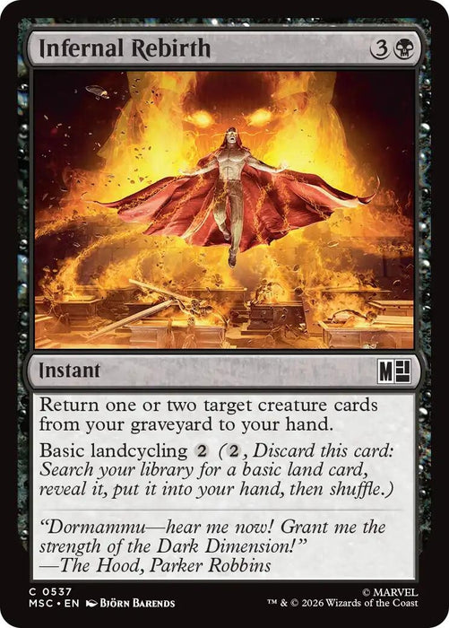 Image for Infernal Rebirth (537) [Commander: Marvel Super Heroes] - Magic: The Gathering