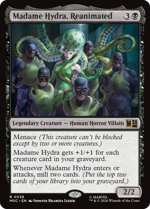 Image for Madame Hydra, Reanimated (538) [Commander: Marvel Super Heroes] - Magic: The Gathering