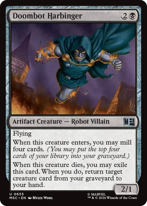 Image for Doombot Harbinger (655) [Commander: Marvel Super Heroes] - Magic: The Gathering