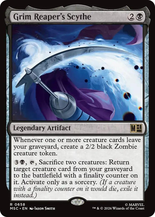Image for Grim Reaper's Scythe (658) [Commander: Marvel Super Heroes] - Magic: The Gathering