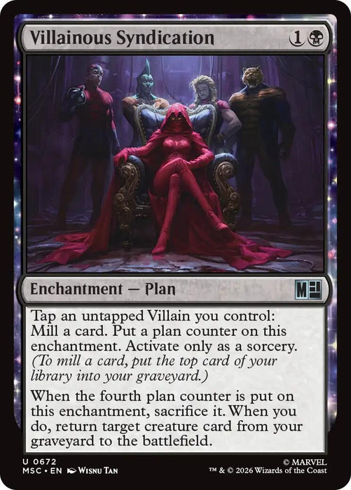 Image for Villainous Syndication (672) [Commander: Marvel Super Heroes] - Magic: The Gathering