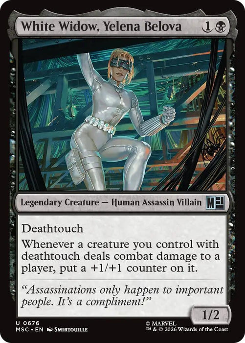 Image for White Widow, Yelena Belova (676) [Commander: Marvel Super Heroes] - Magic: The Gathering