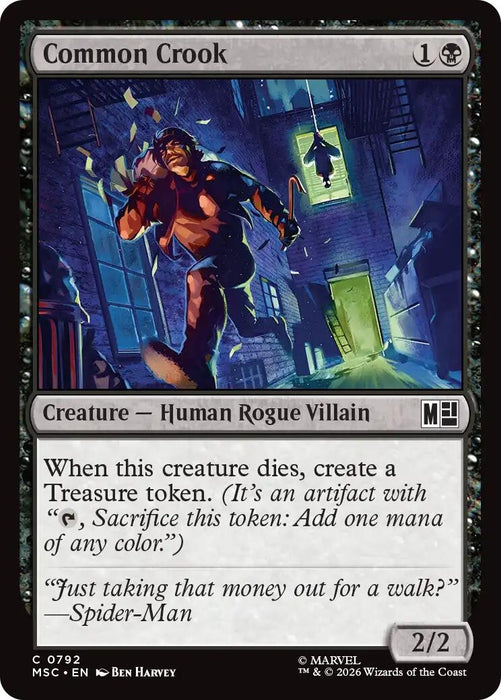 Image for Common Crook (792) [Commander: Marvel Super Heroes] - Magic: The Gathering