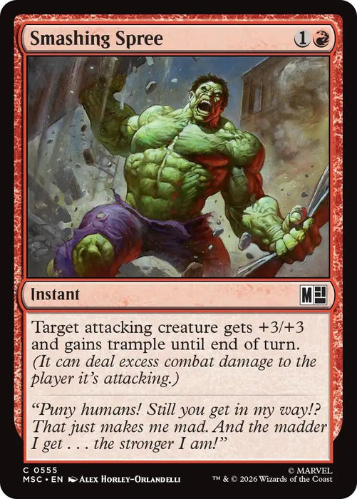 Image for Smashing Spree (555) [Commander: Marvel Super Heroes] - Magic: The Gathering
