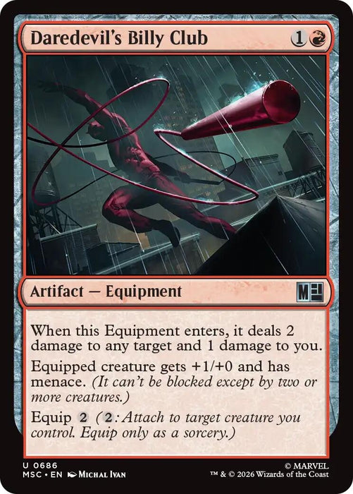 Image for Daredevil's Billy Club (686) [Commander: Marvel Super Heroes] - Magic: The Gathering