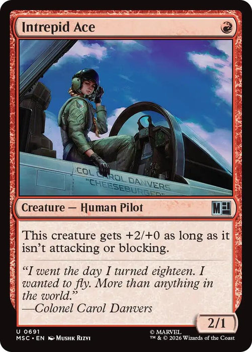 Image for Intrepid Ace (691) [Commander: Marvel Super Heroes] - Magic: The Gathering