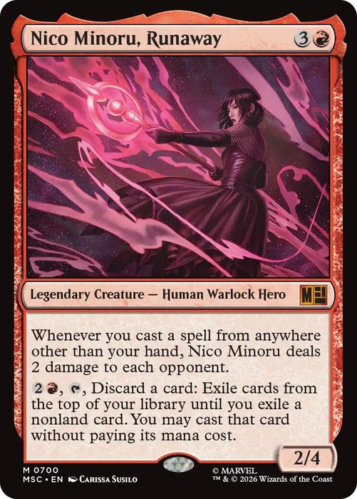 Image for Nico Minoru, Runaway (700) [Commander: Marvel Super Heroes] - Magic: The Gathering
