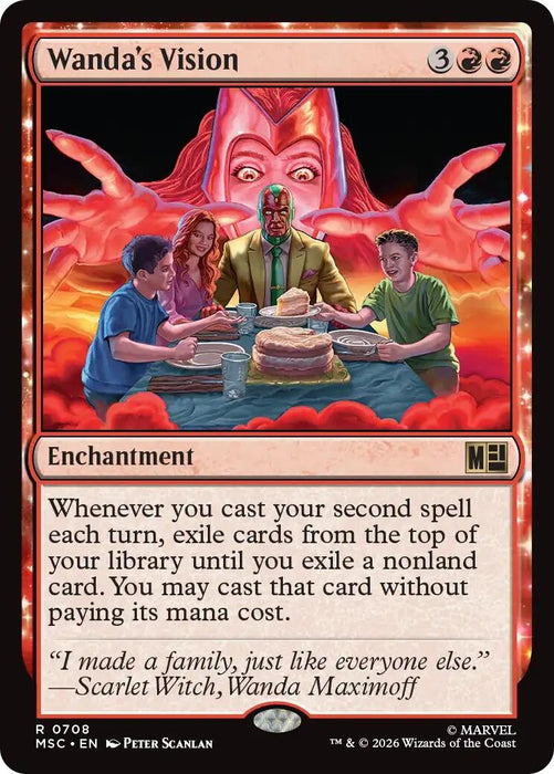 Image for Wanda's Vision (708) [Commander: Marvel Super Heroes] - Magic: The Gathering