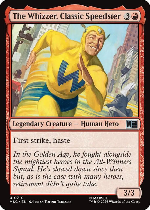 Image for The Whizzer, Classic Speedster (710) [Commander: Marvel Super Heroes] - Magic: The Gathering