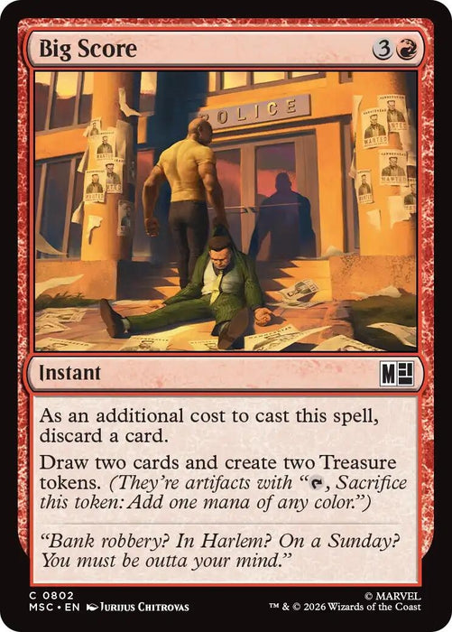 Image for Big Score (802) [Commander: Marvel Super Heroes] - Magic: The Gathering