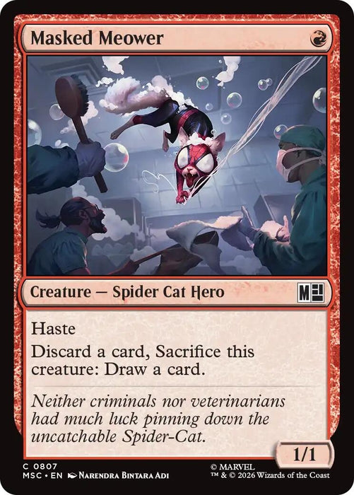 Image for Masked Meower (807) [Commander: Marvel Super Heroes] - Magic: The Gathering