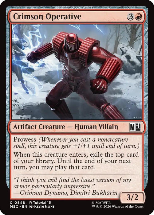 Image for Crimson Operative (848) [Commander: Marvel Super Heroes] - Magic: The Gathering