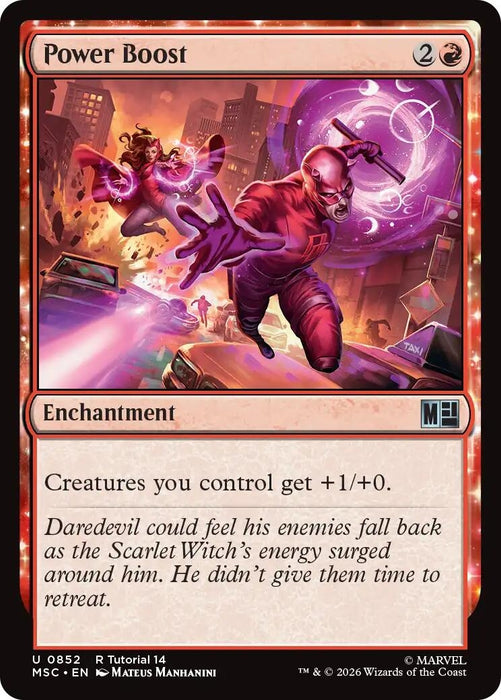 Image for Power Boost (0852) (852) [Commander: Marvel Super Heroes] - Magic: The Gathering