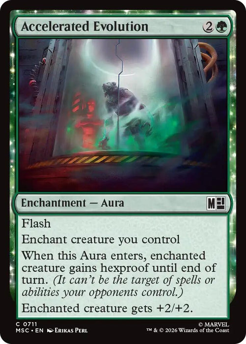 Image for Accelerated Evolution (711) [Commander: Marvel Super Heroes] - Magic: The Gathering