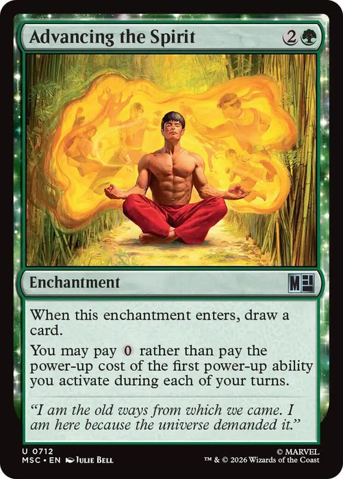 Image for Advancing the Spirit (712) [Commander: Marvel Super Heroes] - Magic: The Gathering