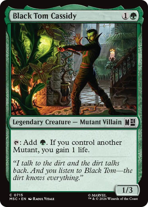 Image for Black Tom Cassidy (715) [Commander: Marvel Super Heroes] - Magic: The Gathering
