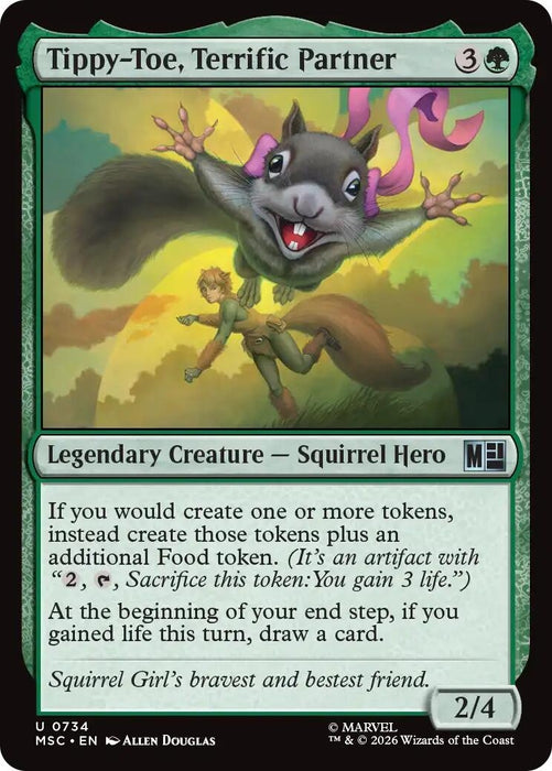Image for Tippy-Toe, Terrific Partner (734) [Commander: Marvel Super Heroes] - Magic: The Gathering