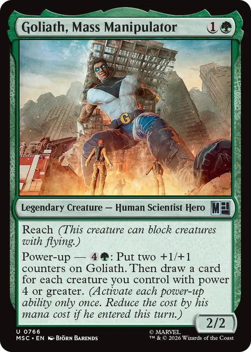 Image for Goliath, Mass Manipulator (766) [Commander: Marvel Super Heroes] - Magic: The Gathering